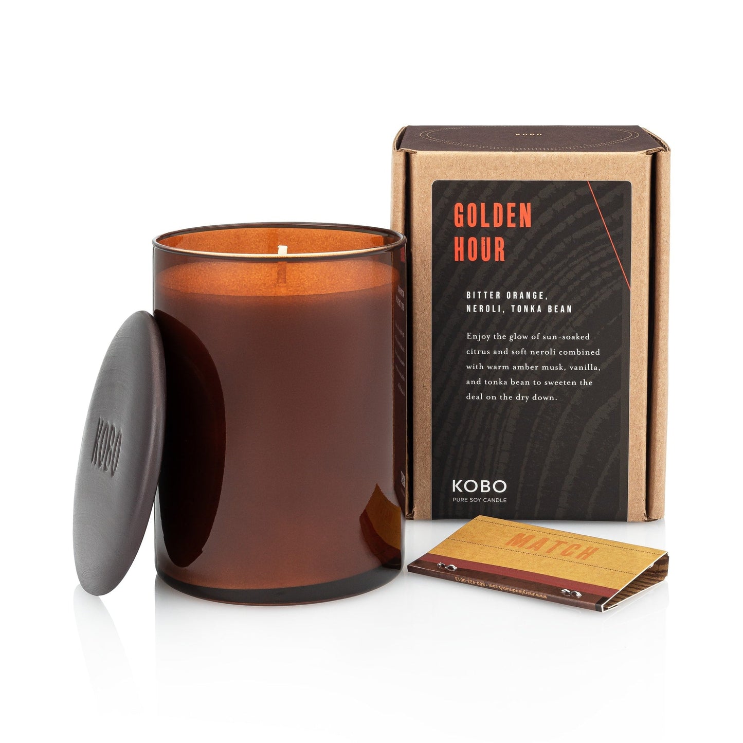 KOBO Golden Hour Woodblock Candle (15 oz) #10084758