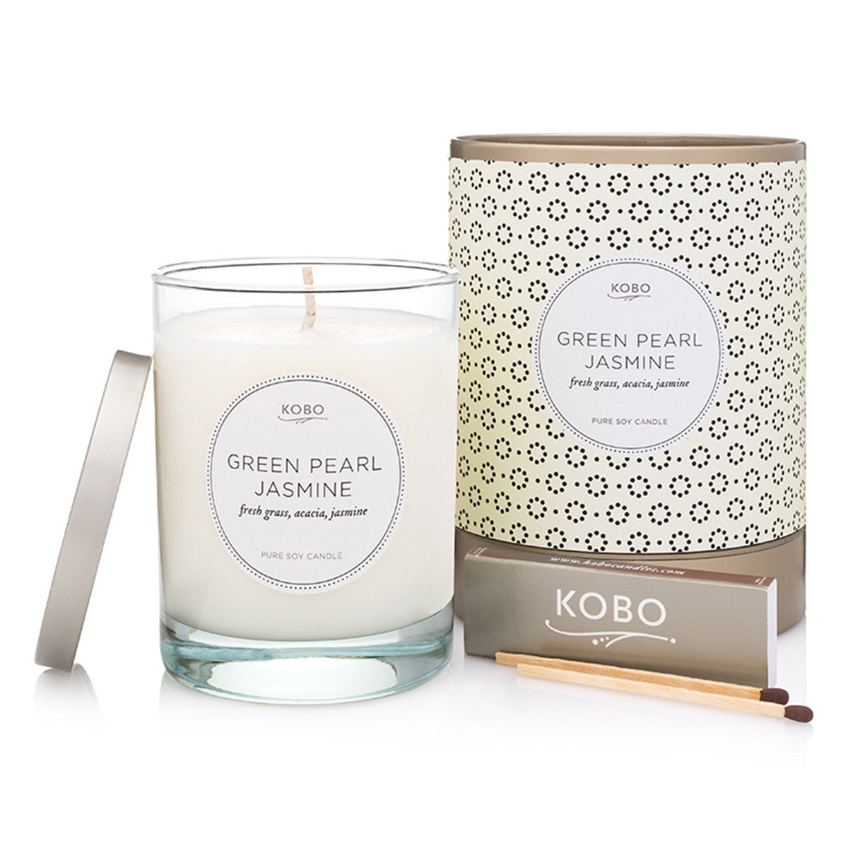 KOBO Green Pearl Jasmine Coterie Candle (11 oz) #10078124