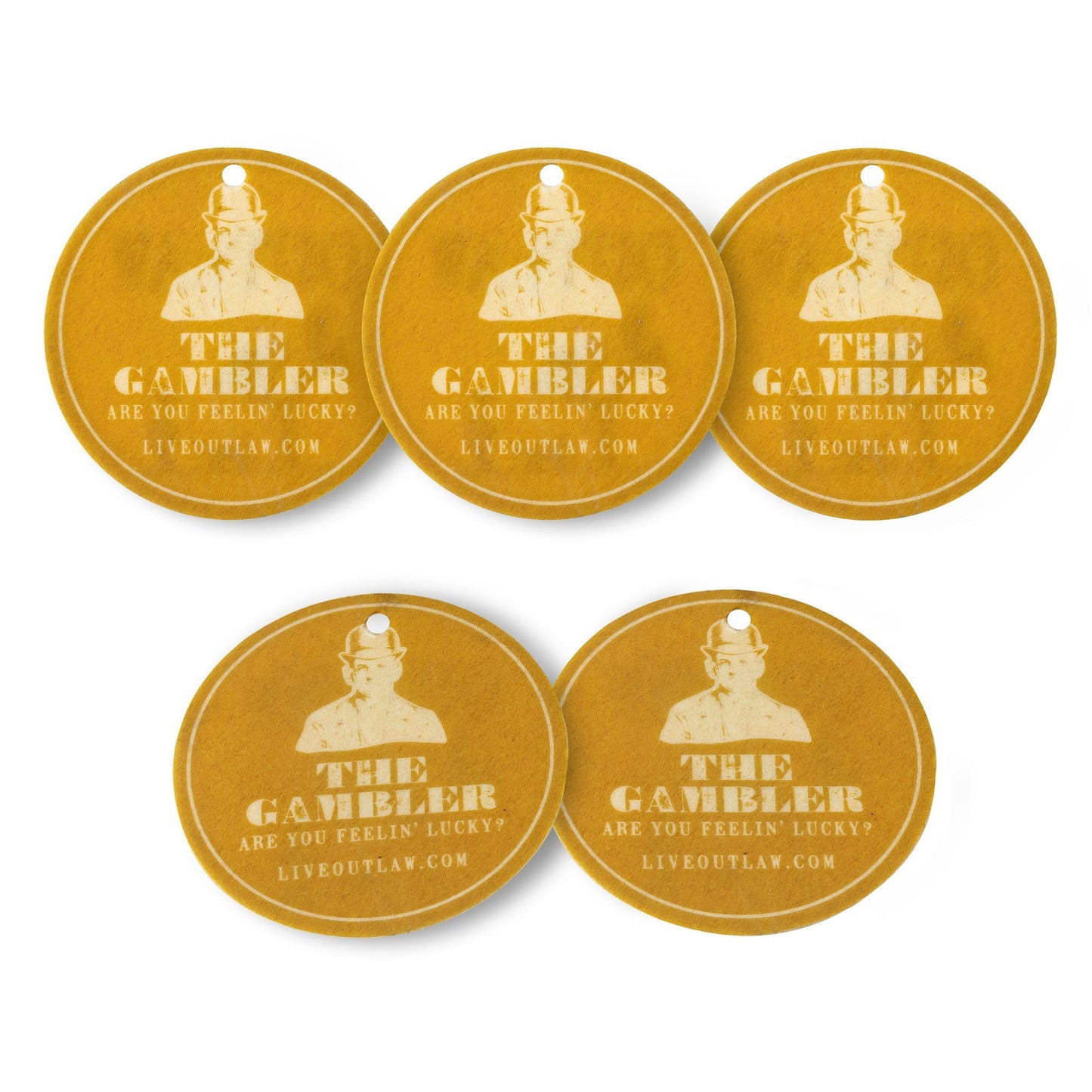 Outlaw The Gambler Air Fresheners