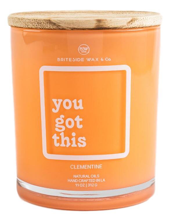 Briteside Wax Inspirational Natural Oils Collection Glass Jar Candles - Various Scents - Aura In Pink Inc.