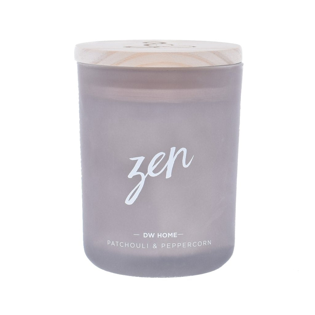 DW Home Zen Premium Fragrance Collection Large Double Wick Glass Jar Candles - Various Scents - Aura In Pink Inc.