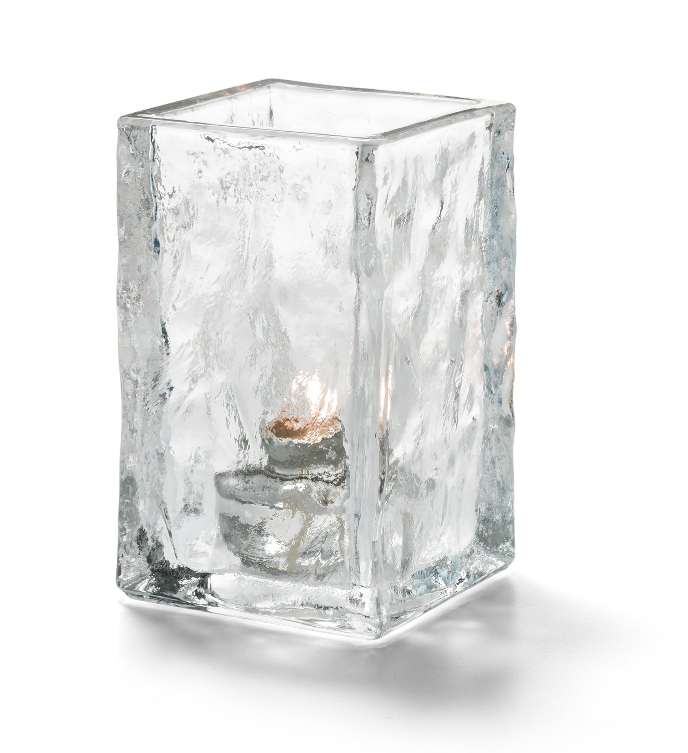 Hollowick Clear Glacier Glass Candle Holders