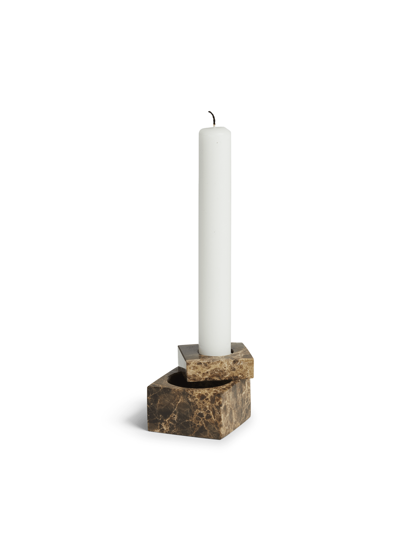 Jeu-De-Des-Candle-Holder-brown-Marble-Woud-brand_2