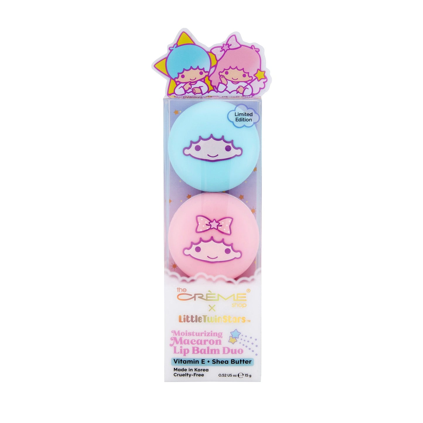 Little Twin Stars Moisturizing Macaron Lip Balm Duo