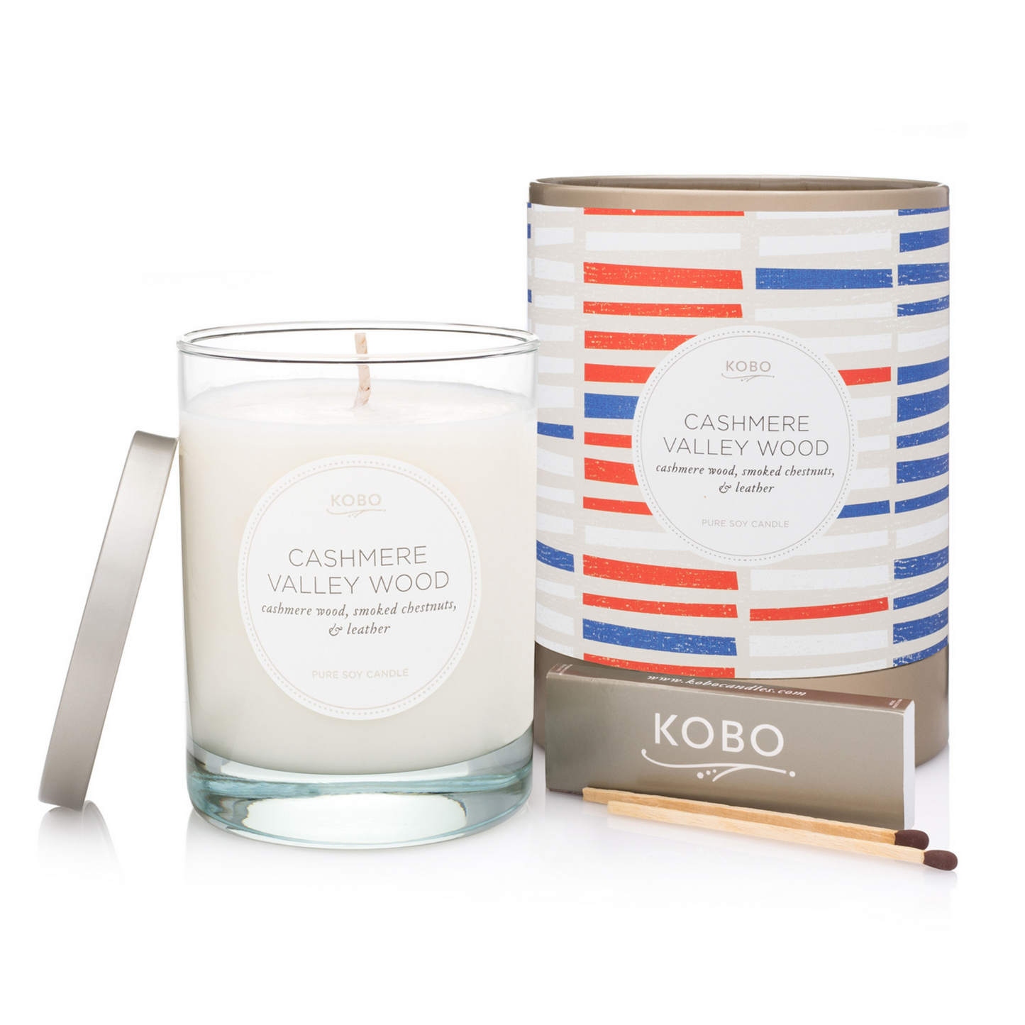 KOBO Cashmere Valley Wood Natural Math Candle (11 oz) #10084743