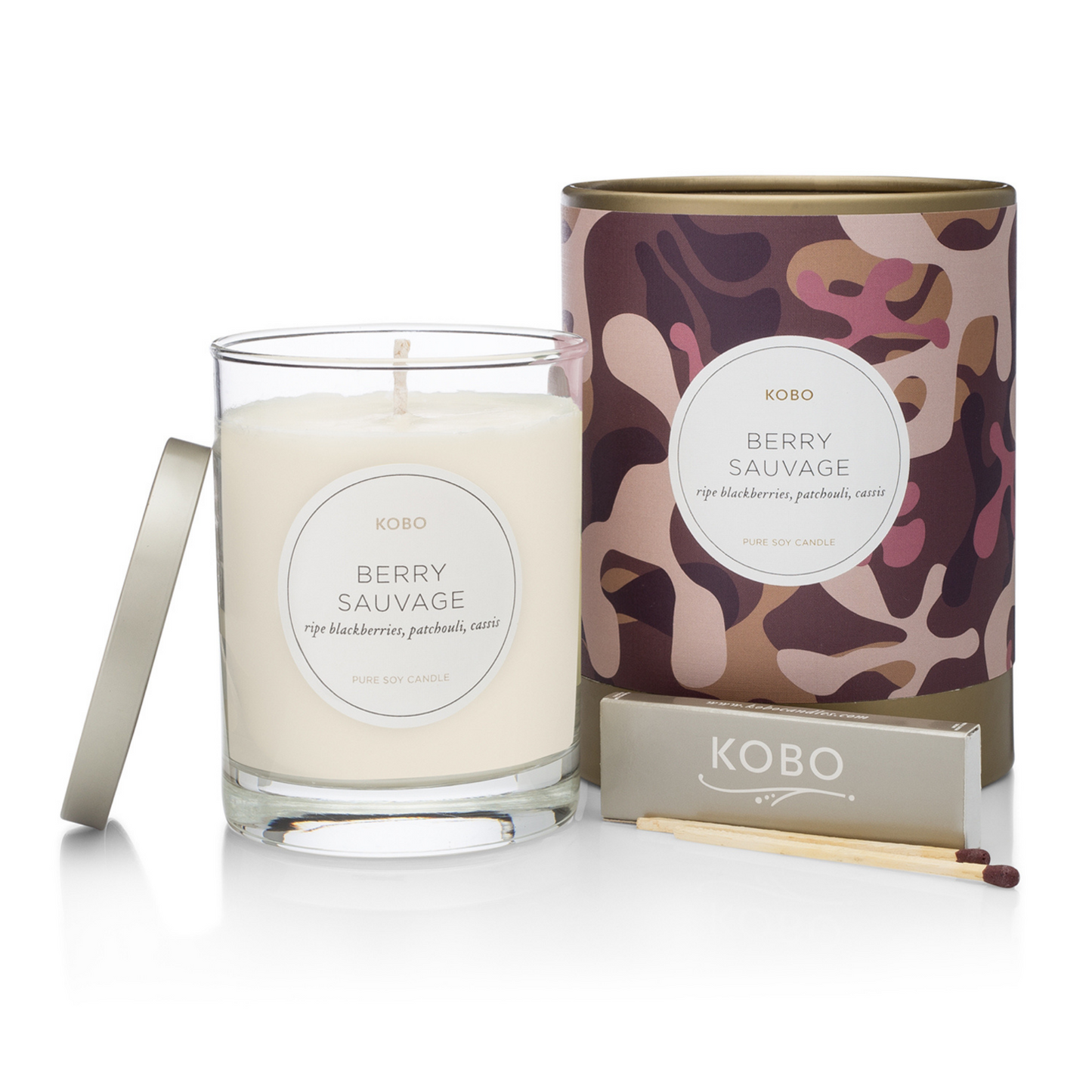 KOBO Berry Sauvage Camo Candle (11 oz) #10084748