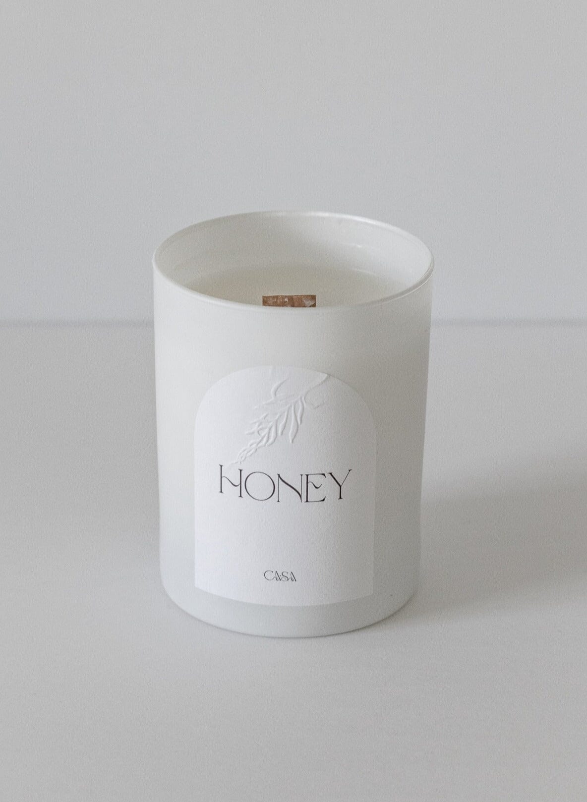 Fall + Winter Glass Tumbler Candle Candles Casa Sanctum Honey
