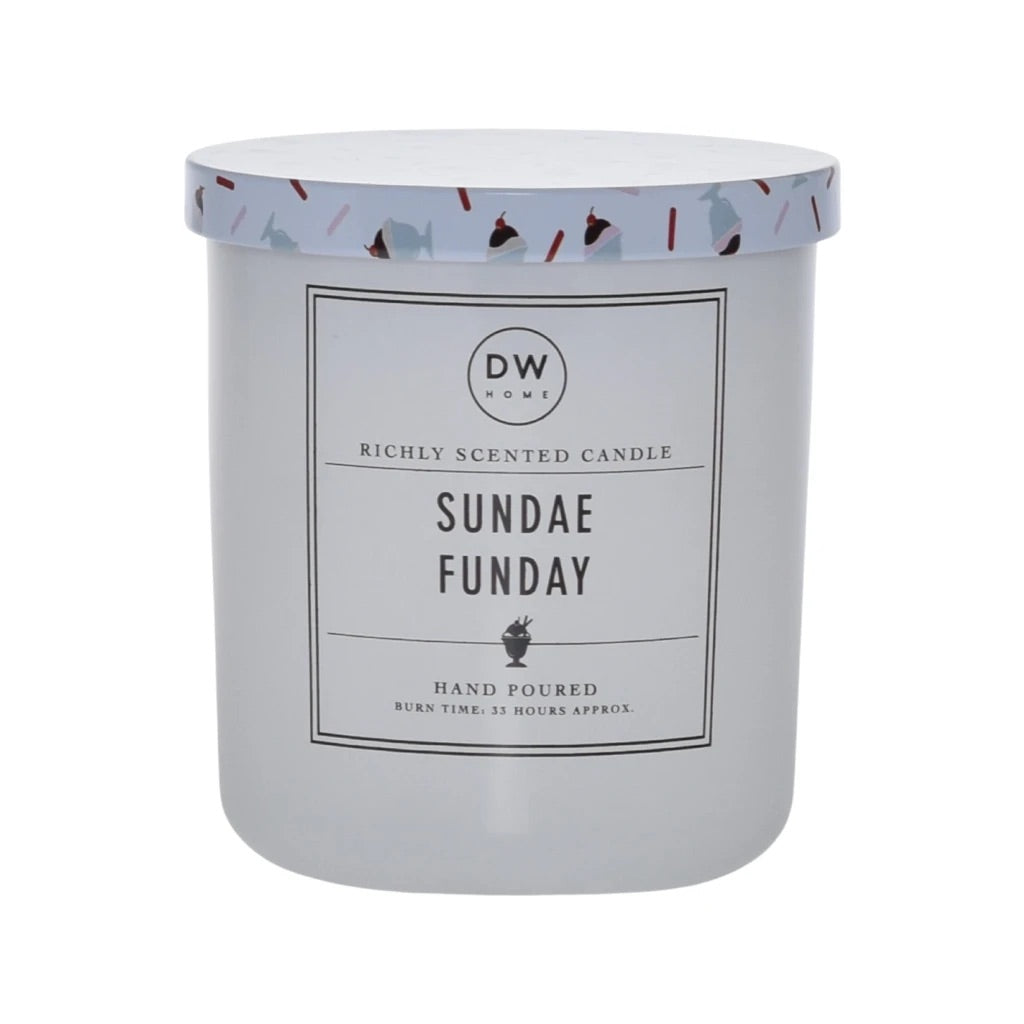 DW Home Richly Scented & Hand Poured Candles in Glass Jars w/Lids - Various Scents - Aura In Pink Inc.