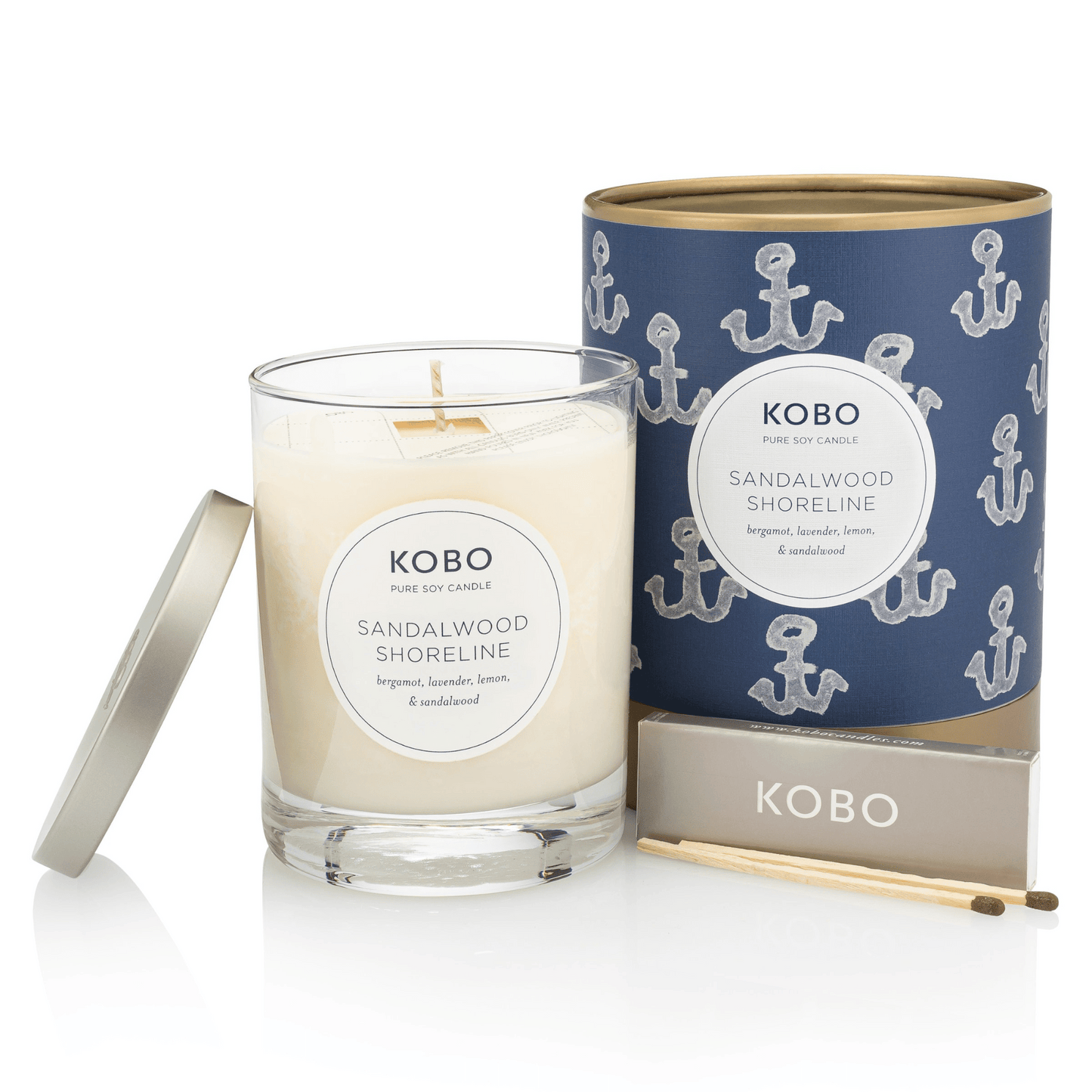 KOBO Sandalwood Shoreline Coastal Candle (11 oz) #10087319