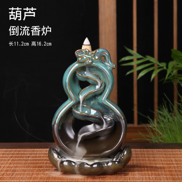 Ceramic Lotus Backflow Incense