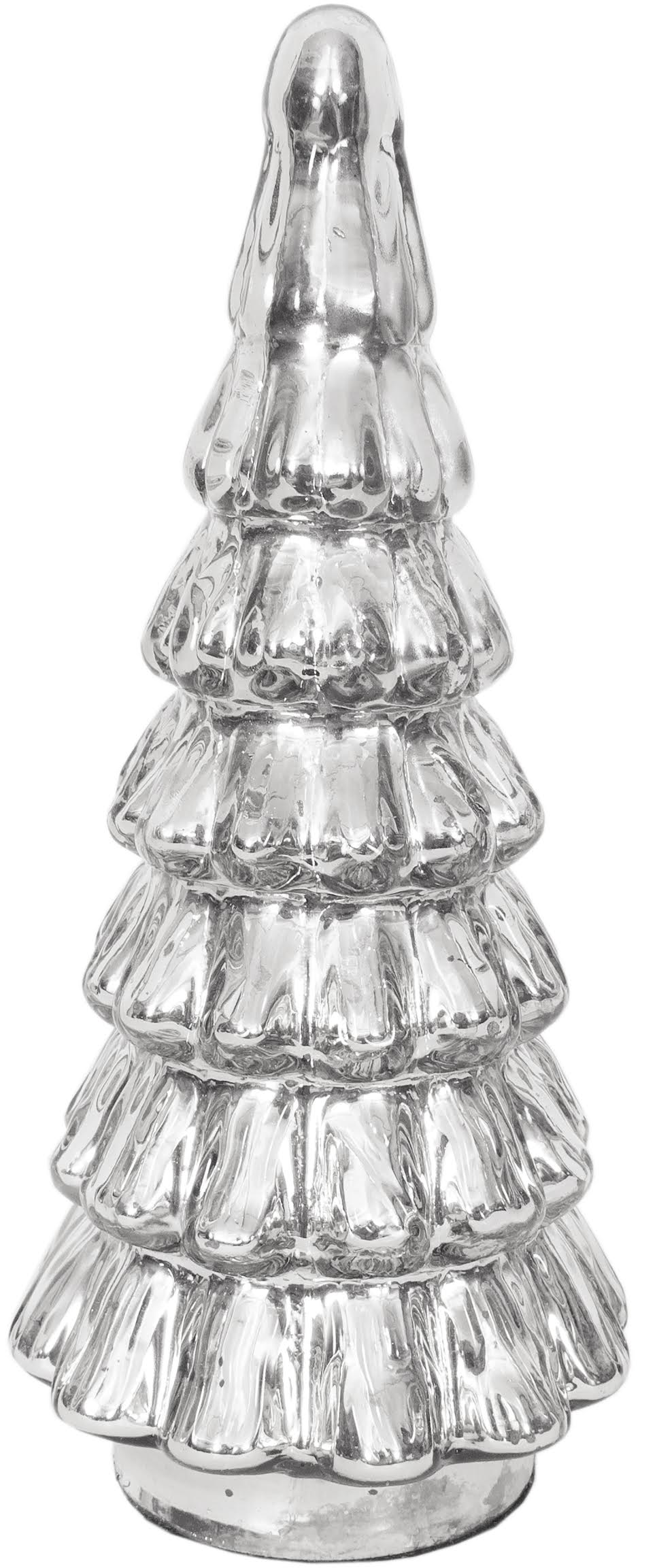 Silver Mercury Christmas Tree Candle Holders India House Brass Small