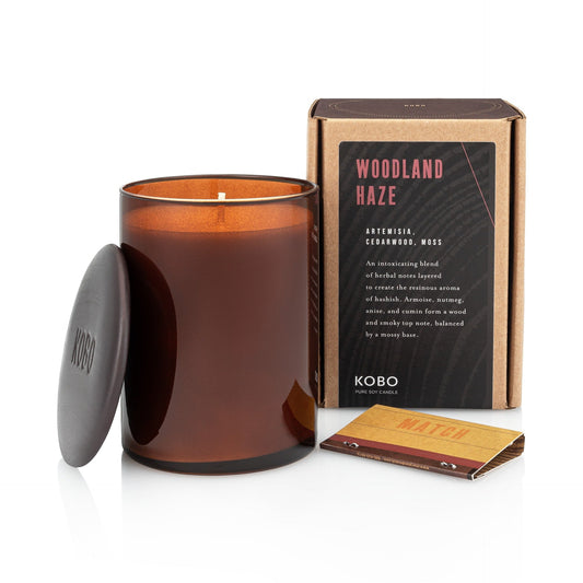 KOBO Woodland Haze Woodblock Candle (15 oz) #10084757