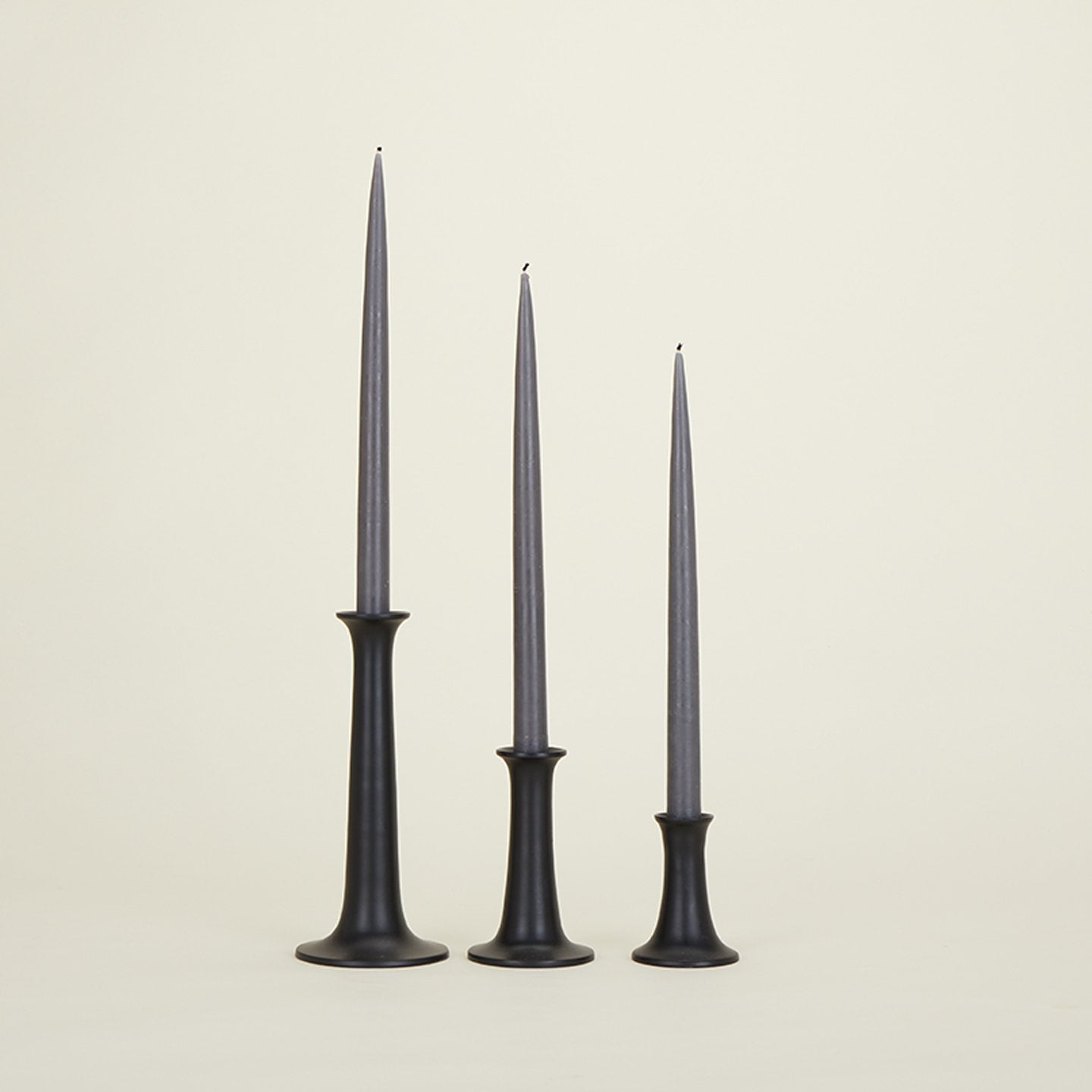 Simple Candle Holder - Black
