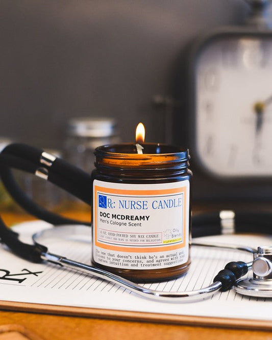 Nurse Candles - 25 Hour Burn Time Soy Wax Candles