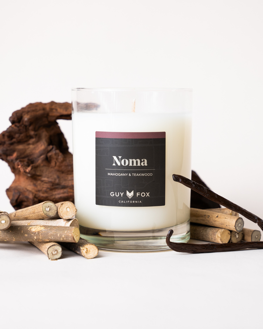 Noma - Reusable Men's Candle - Mahogany & Teakwood