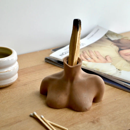 Female Torso Candle Holder