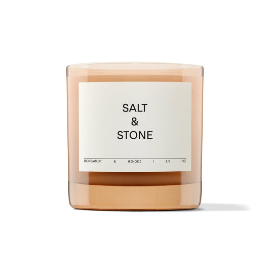 Salt & Stone Candle - Bergamot & Hinoki (240g)