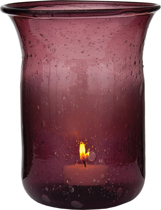 Port Red Tidal Recycled Glass Tall Vase
