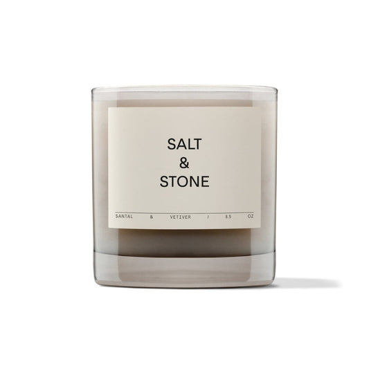 Salt & Stone Candle - Santal & Vetiver (240g)