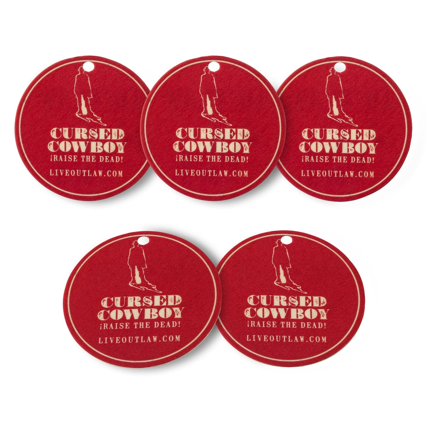 Outlaw Cursed Cowboy Air Fresheners