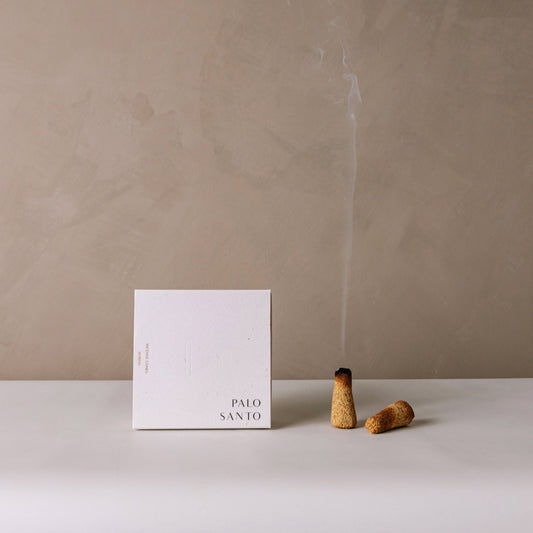 Cedar and Myrrh Handmade Palo Santo Cone