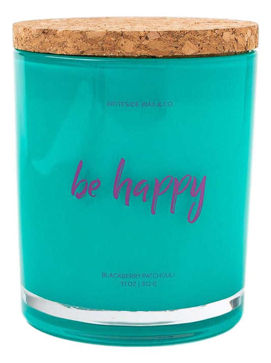 Briteside Wax Inspirational Natural Oils Collection Glass Jar Candles - Various Scents - Aura In Pink Inc.