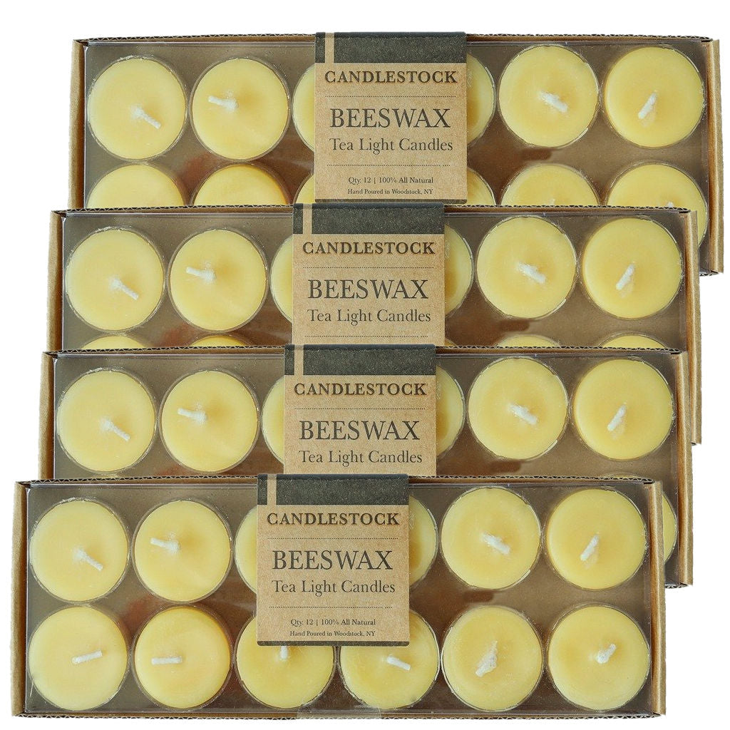 Beeswax Tea Light Candles - Bulk