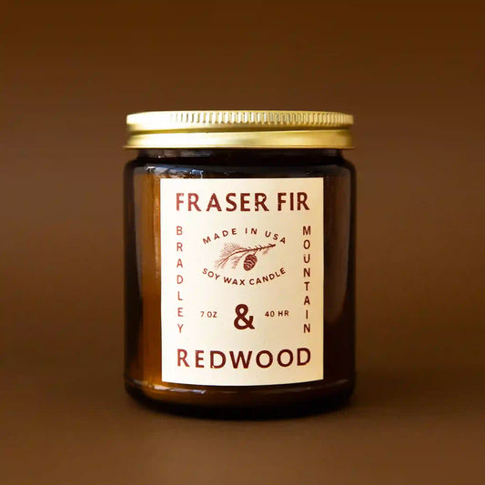 Fraser Fir & Redwood Candle | 8oz