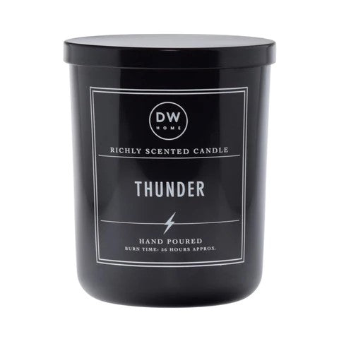 <transcy>DW Home浓郁香气和手工倒入玻璃罐装蜡烛的蜡烛（带盖）-各种香气</transcy>