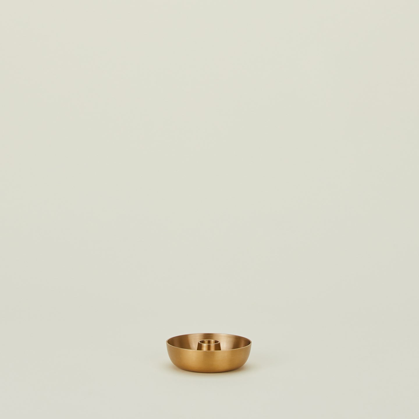 Brass Bowl Candle Holder
