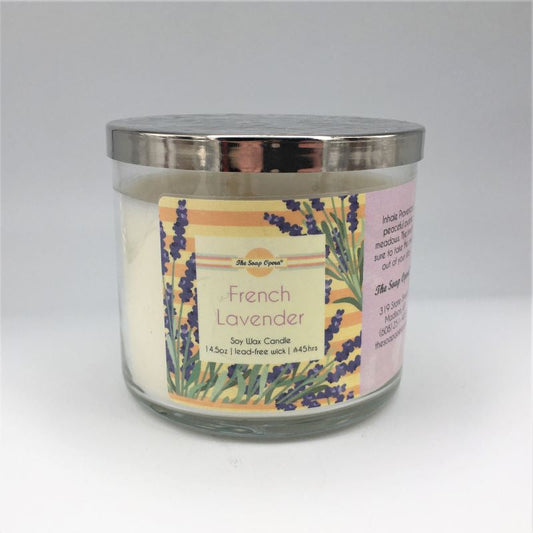 The Soap Opera Soy Wax Candle 14oz 411g - French Lavender