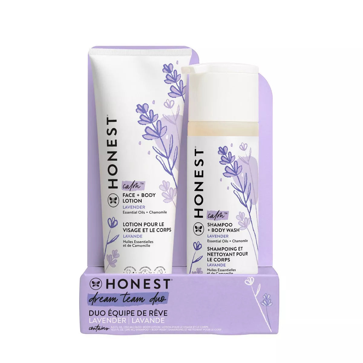 The Honest Company Shampoo & Lotion 2Pk Lavender