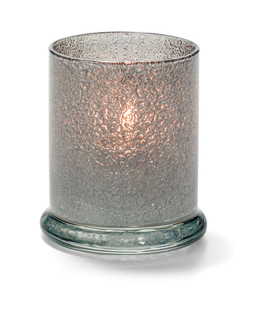 Hollowick Smoke Jewel Columns Glass Candle Holder