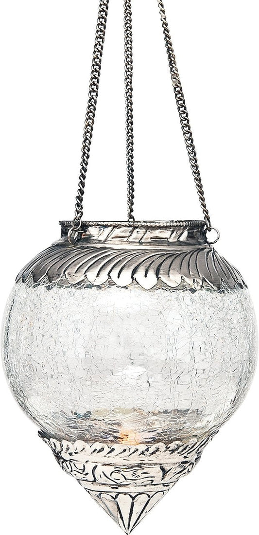 Marbella Hanging Glass Moroccan Candle Lantern