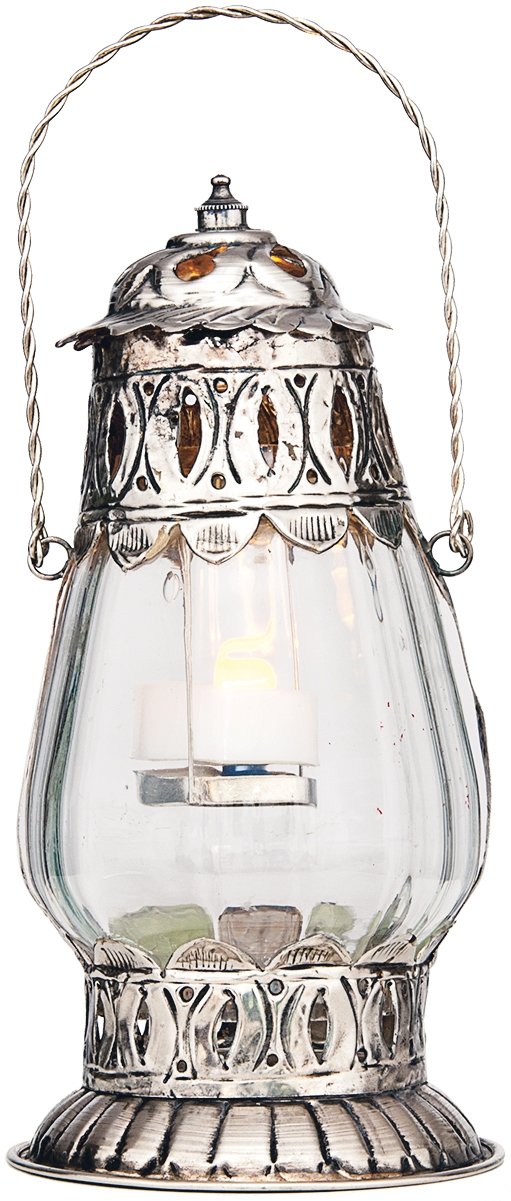 Granada Hanging Glass Moroccan Candle Lantern