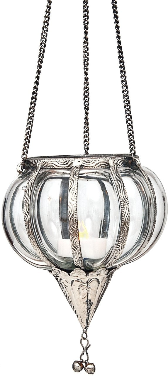 Marrakech Hanging Glass Moroccan Candle Lantern
