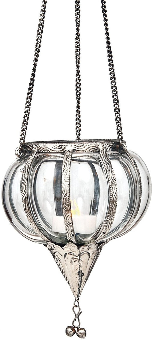 Marrakech Hanging Glass Moroccan Candle Lantern