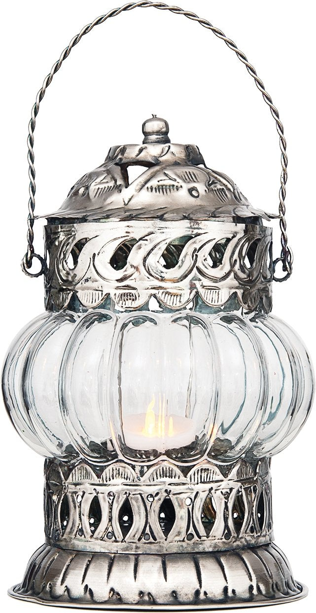 Tangier Hanging Glass Moroccan Candle Lantern