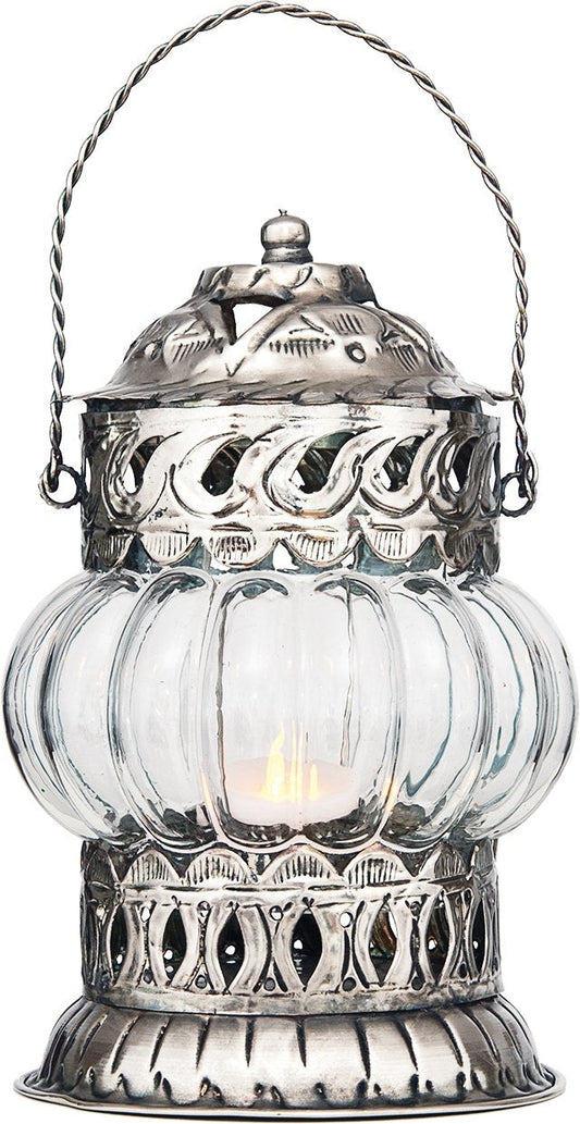 Tangier Hanging Glass Moroccan Candle Lantern