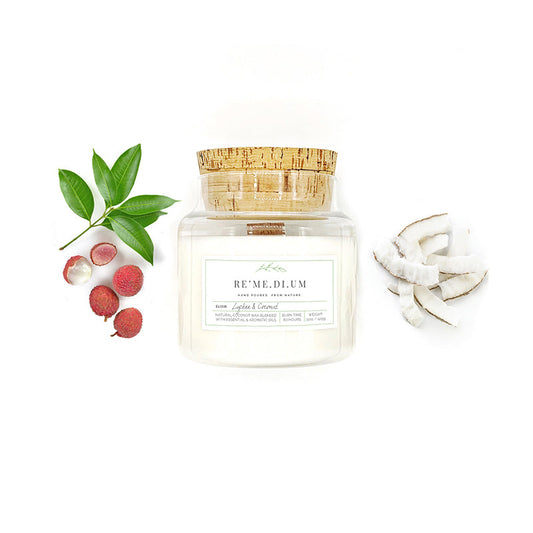 RE'ME.DI.UM Lychee & Coconut Candle