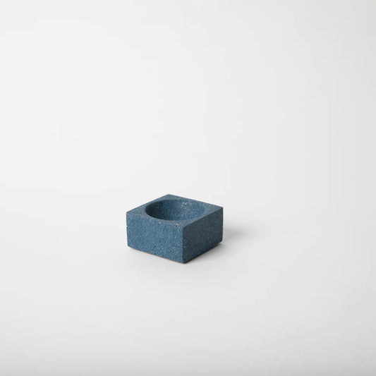 Terrazzo Square Incense Holder - Cobalt
