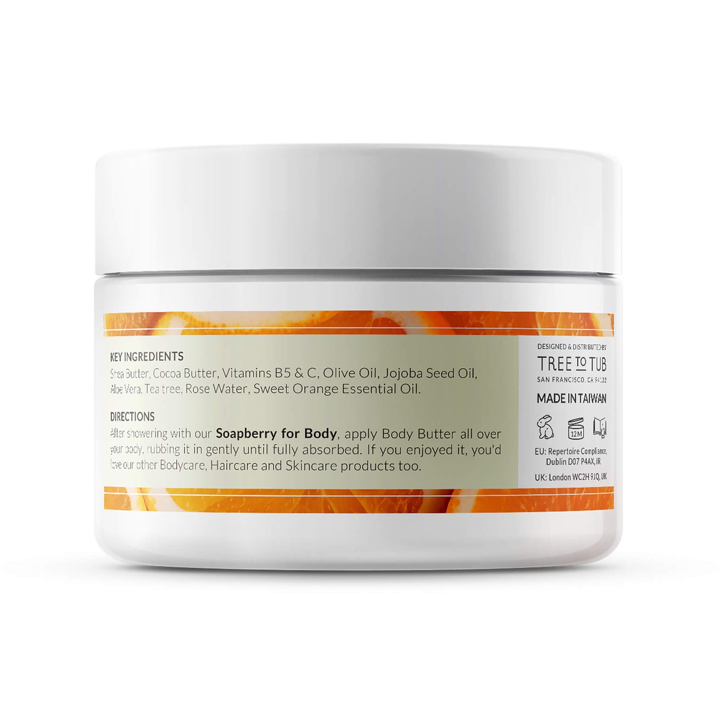 Cocoa & Shea Body Butter for Sensitive Skin - Citrus