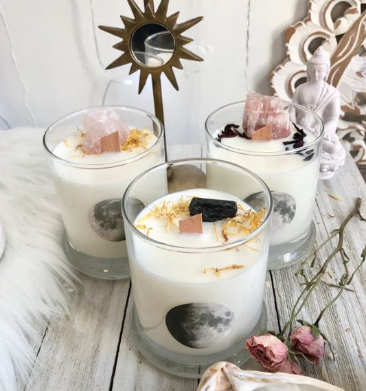 Moonchild Crystal Soy Wax Candle 11oz