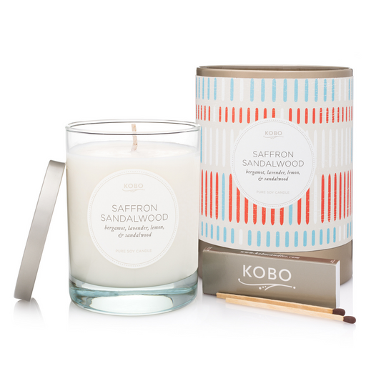 KOBO Saffron Sandalwood Natural Math Candle (11 oz) #10084747