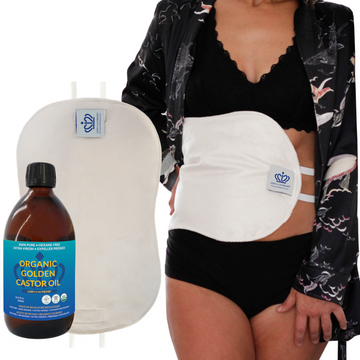 Queen of the Thrones Organic Castor Oil Pack for Liver Kit