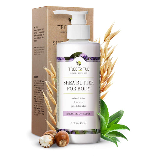 Hydrating Lavender Lotion with Shea & Cocoa Butter