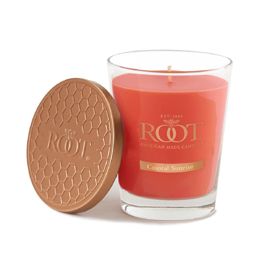 Root Candles Large Veriglass 10.5oz 630g - Coastal Sunrise