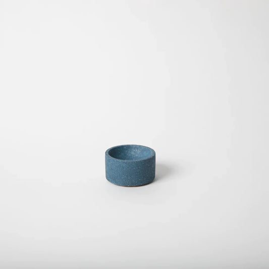 Terrazzo Round Incense Holder - Cobalt