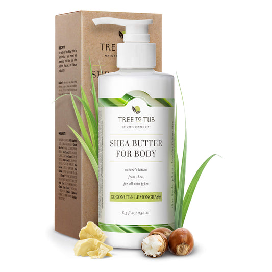 Soothing Lemongrass & Coconut Lotion for Sensitive Skin