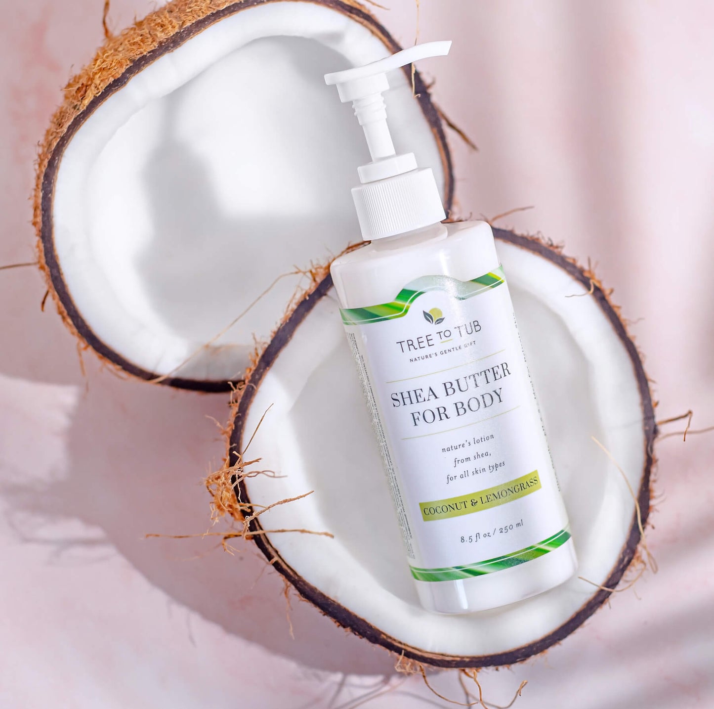 Soothing Lemongrass & Coconut Lotion for Sensitive Skin